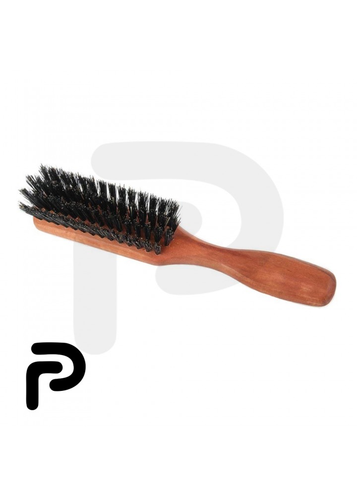 Natural Boar Bristle Brush for Softer and Fuller Beards and Mustaches 